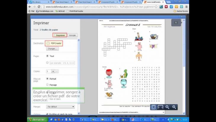 Créer Des Mots Croisés Et Mots Cachés En Image (Tools For Educators 2) encequiconcerne Faire Son Mot Croisé