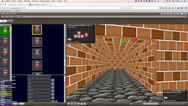 Cyberix3D Gamemaker: Créer Des Jeux Vidéos En 3D Pour Pc Et avec Logiciel Jeux Pc