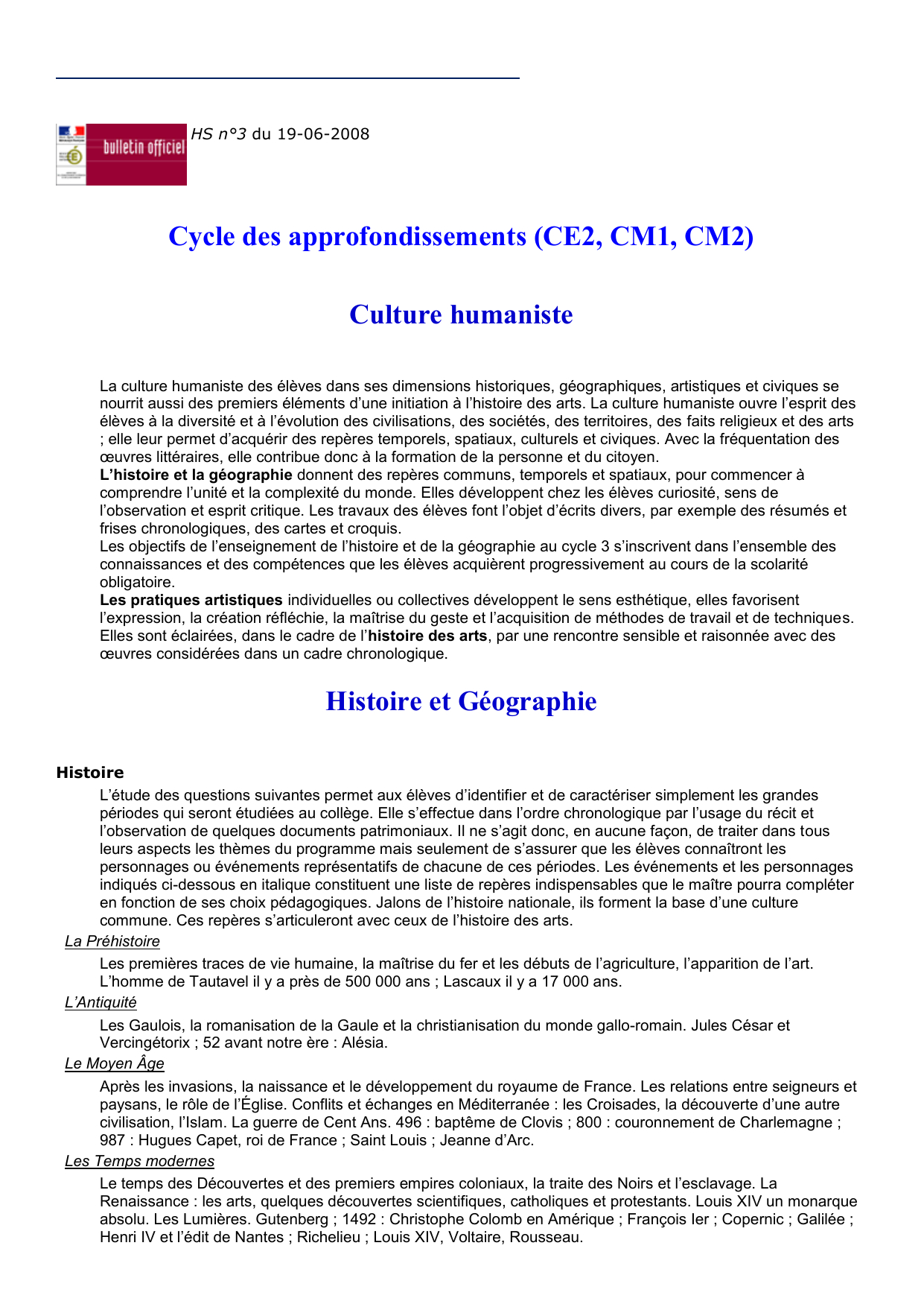 Cycle Des Approfondissements (Ce2, Cm1, Cm2) Culture Humaniste dedans Le Découpage Administratif De La France Ce2