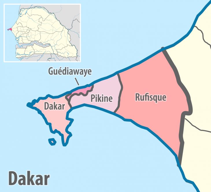 Dakar Region – Wikipedia concernant Departement 22 Region