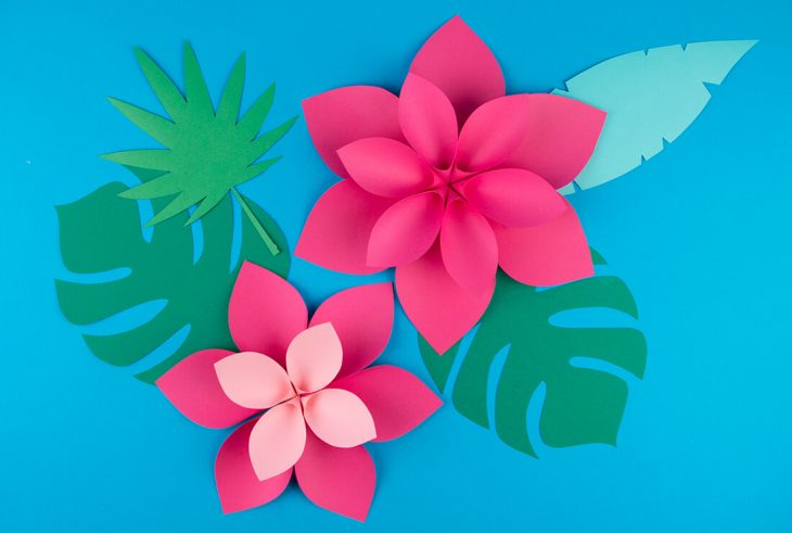 Déco De Fleurs Vaiana – Diy Gratuit – My Little Day – Le Blog intérieur Feuille De Couleur A Imprimer Gratuit