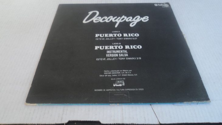 Decoupage – Puerto Rico Lp De Coleccion 1983 tout Découpage Cp