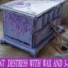 Decoupage Tutorial With Chalk Paint And Destress With Wax - Diy Craft By  Debi concernant Découpage Cp