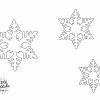 Découpages Snow Flakes Stencils For Diy Chrismas Decor pour Décorations De Noel À Imprimer