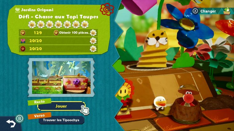 Défi – Chasse Aux Taupi-Taupes – Soluce Yoshi's Crafted pour Jeu Chasse Taupe