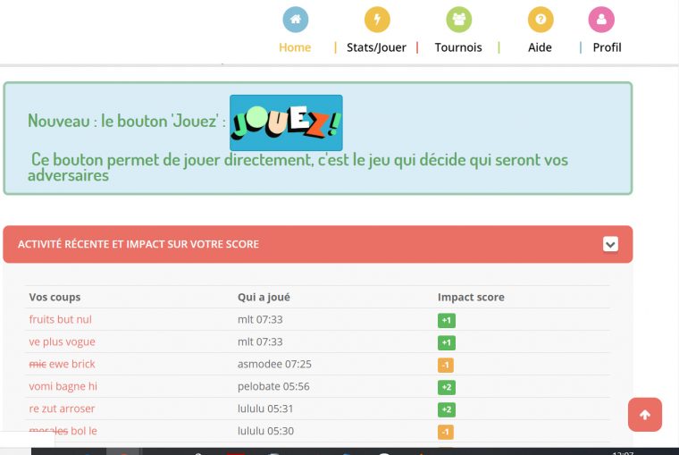 Defiword : Jeu De Lettres Gratuit, Anagrammes, Reflexion Et serapportantà Jeux De Mots En Ligne Gratuit