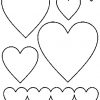 Des Cœurs Remplis De Fleurs En Forme De Coeur! 6 Modèles À concernant Coeur A Imprimer Et Decouper