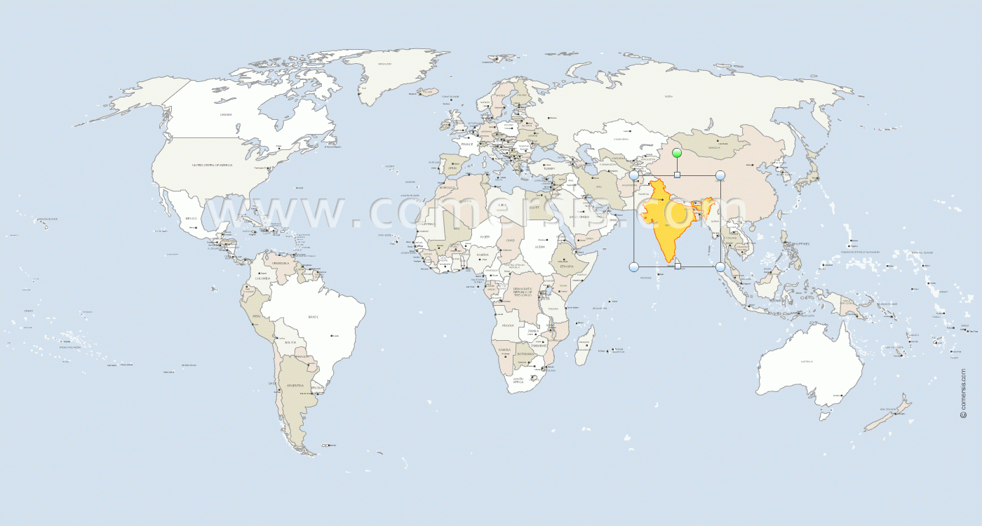 Des Pays Du Monde Avec Capitales Pour Word Et Excel à Carte Du Monde Avec Capitales Et Pays 