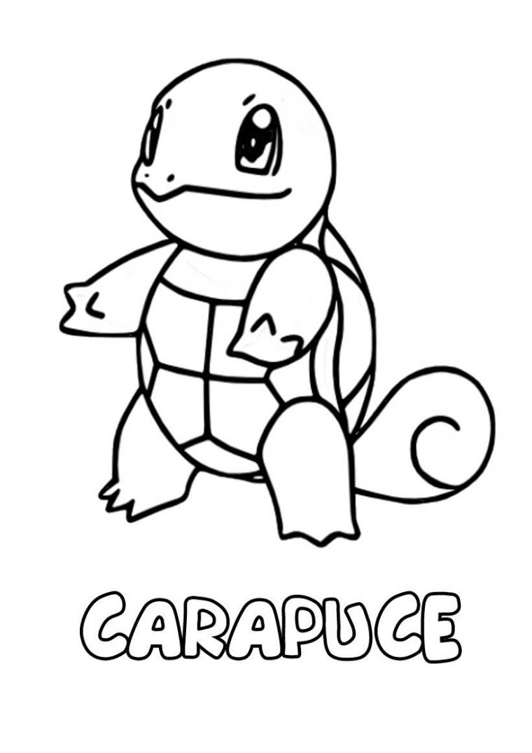 Dessin À Imprimer Du Pokemon Carapuce | Coloriage Pokemon concernant Dessin À Colorier Sur L Ordinateur