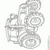 Dessin À Imprimer Et À Colorier D'un Tracteur Agricole Moderne pour Jeux Gratuit Tracteur A La Ferme