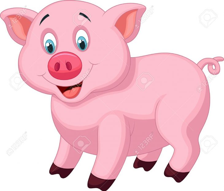 Dessin Animé Mignon De Porc pour Dessin De Cochon En Couleur