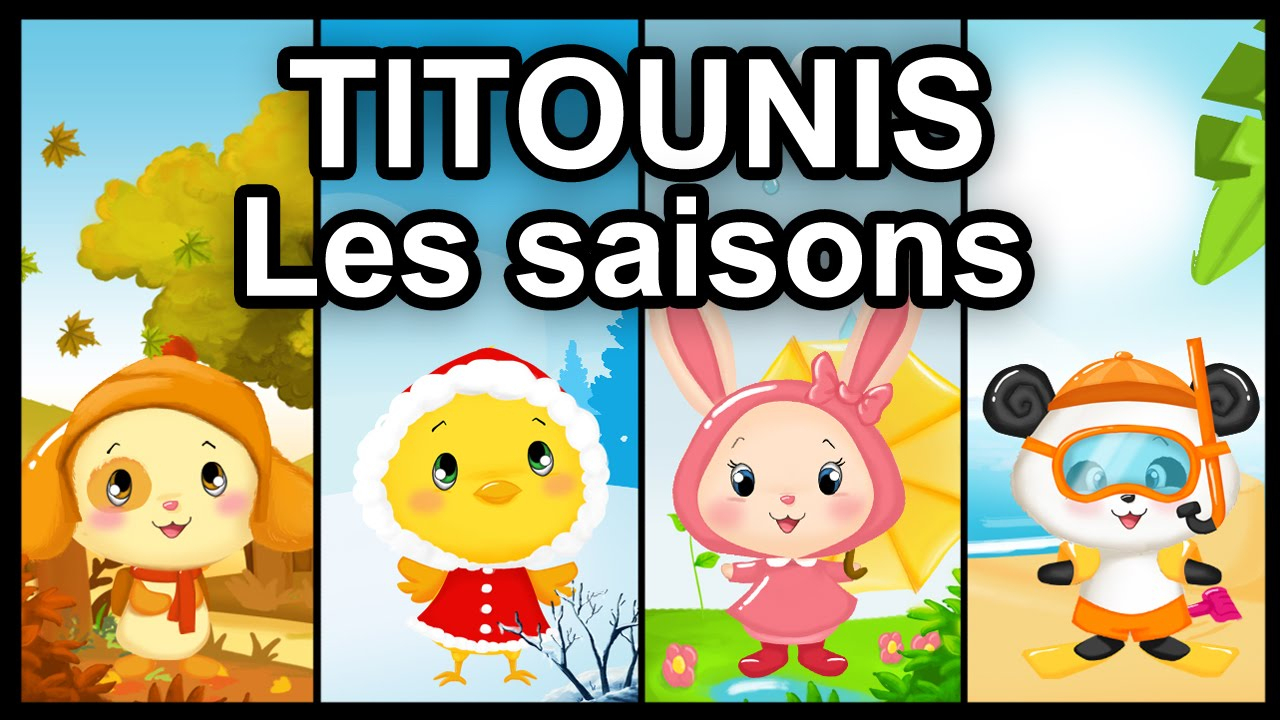 Dessin Animé - Titounis - Les Saisons pour Apprendre Les Saisons En Maternelle