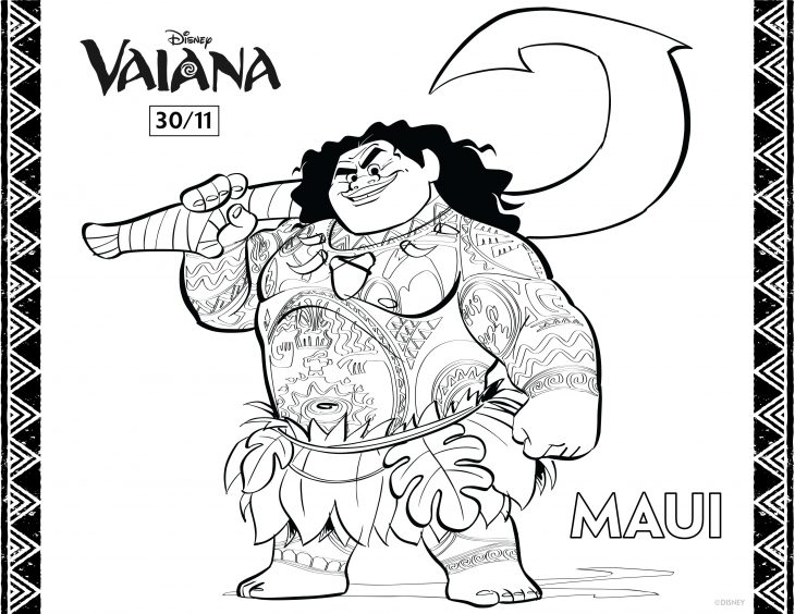 Dessin De Vaiana Gratuit À Télécharger Et Colorier dedans Dessins Gratuits À Télécharger