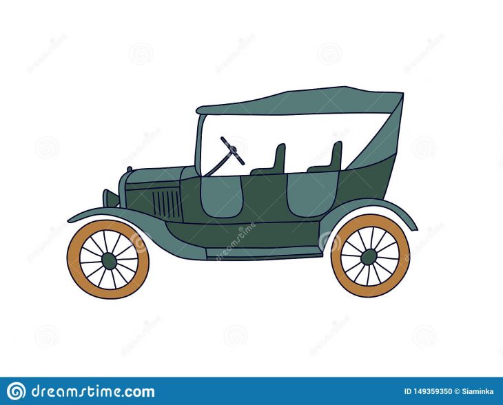 Dessin De Voiture De Cru Conception Simple De Vecteur serapportantà Dessiner Une Voiture Facile