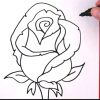 Dessin Facile - Comment Dessiner Une Rose - Chris Dessine intérieur Dessin Facile A Realiser