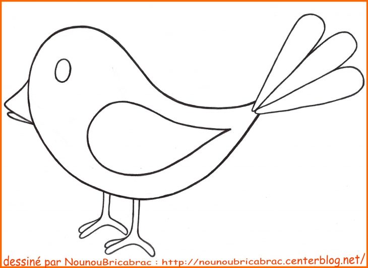 Dessin Facile Oiseau Picture | Oiseau Coloriage, Coloriage serapportantà Image Facile A Reproduire