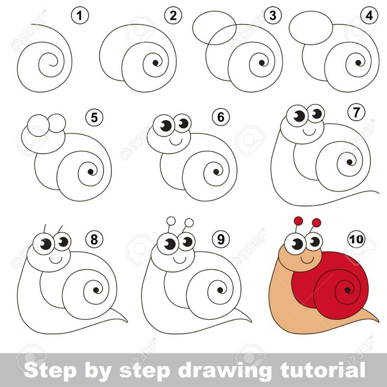 Dessin Tutoriel Pour Les Enfants. Éducatif Facile Jeu D'enfant. Niveau  Simple De Difficulté. L'éducation Kid Et Les Jeux. Jeux D'intérieur Pour  Les encequiconcerne Dessin Facile Pour Enfant