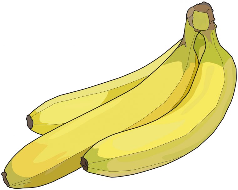 Dessins En Couleurs À Imprimer : Banane, Numéro : 22848 à Dessiner Une Banane