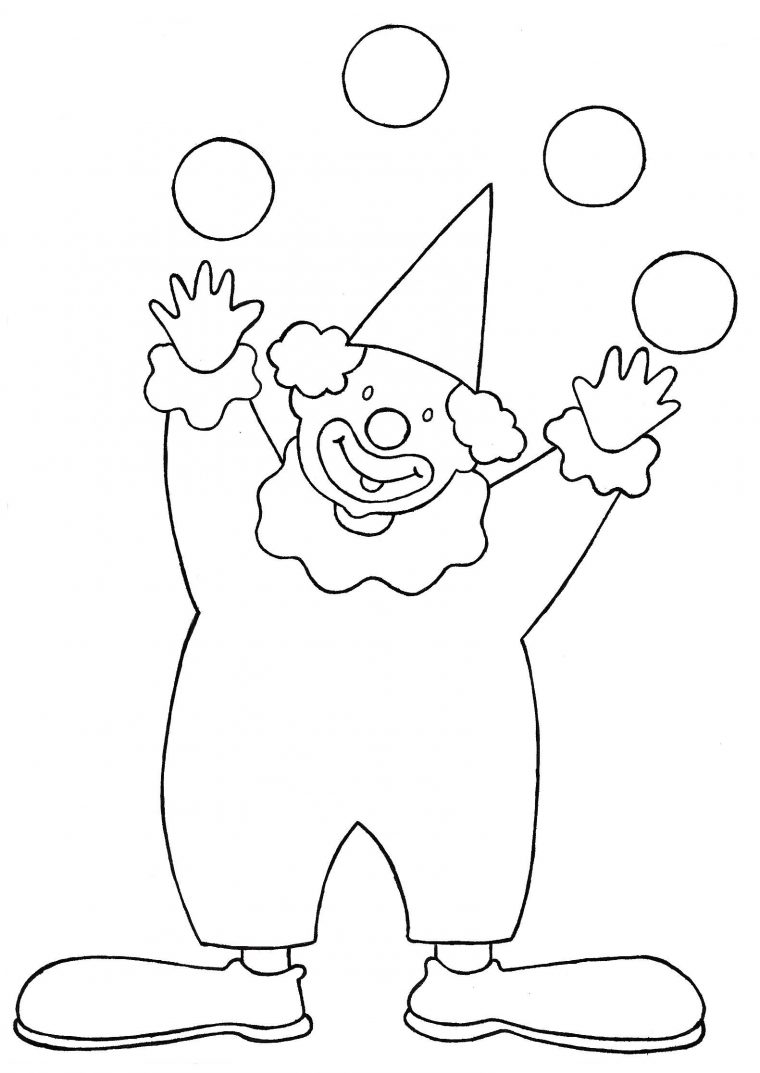 Dessins Gratuits À Colorier – Coloriage Clown À Imprimer concernant Coloriage Clown A Imprimer