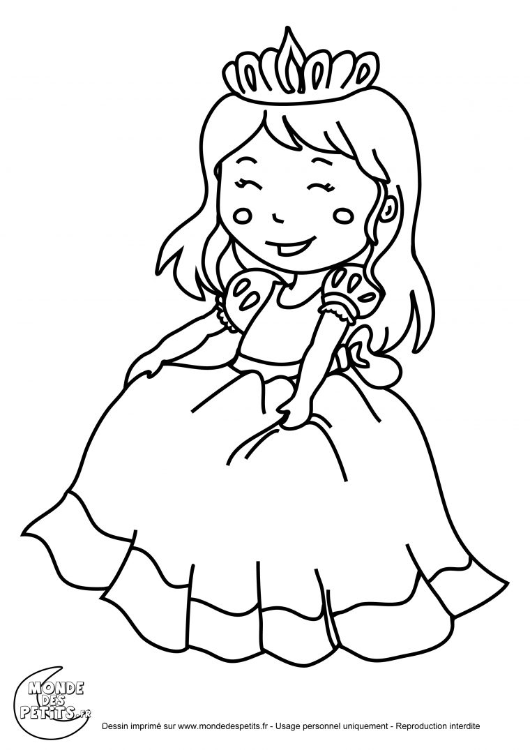 Dessins Gratuits À Colorier – Coloriage Princesse À Imprimer tout Princesse À Colorier Gratuit