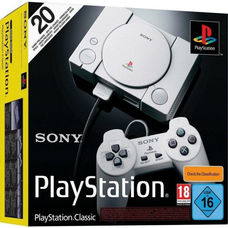 Details About Sony Playstation Ps1 Classic Incl. 2 Controllers Retro  Console New serapportantà Jeux Flash A 2