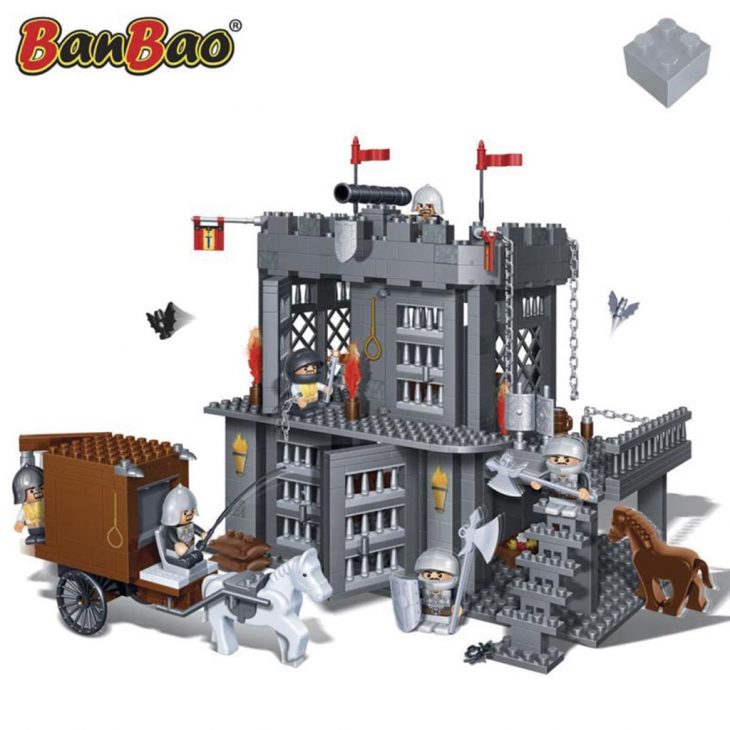 Détails Sur Jeu De Construction Pour Enfant Fille Garçon Prison Du Château  Banbao 8261 avec Jeux De Fille Pour Garçon