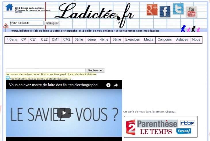 Dictées Audio En Ligne, Devenez Des As En Français – Thot Cursus intérieur Exercice Ce2 En Ligne Gratuit