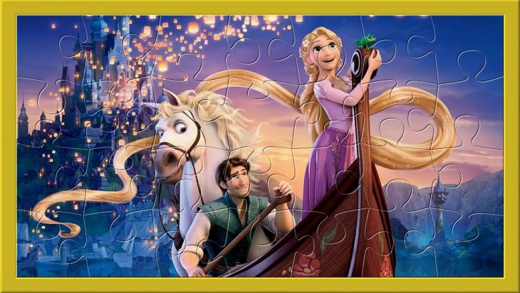 Disney Princesses Frozen,raiponce, Jasmine, Pocahontas Merida – Jeux De  Puzzle Pour Enfants serapportantà Jeux De Puzzle Enfant