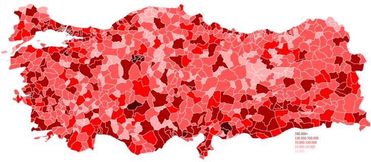 District (Turquie) — Wikipédia destiné Numero Des Departements Francais