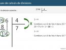 Division : Techniques De Calculs - Cours De Maths serapportantà Mathématiques Facile