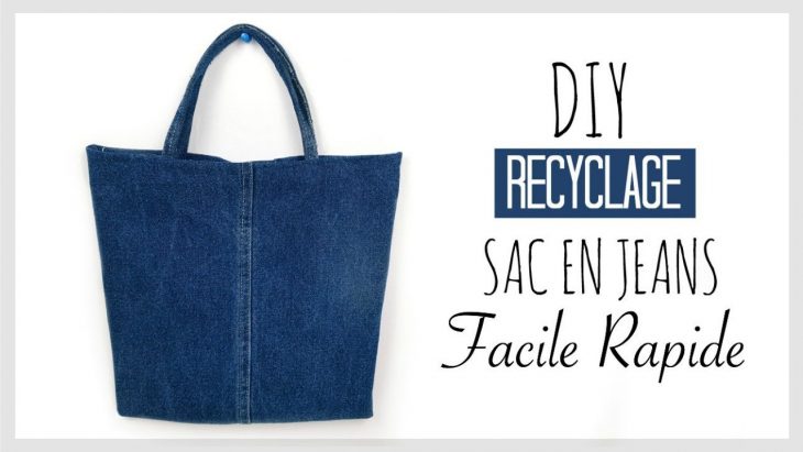 Diy Recyclage Faire Un Sac Avec Un Vieux Jeans En Français dedans Patron De Sac Gratuit A Imprimer