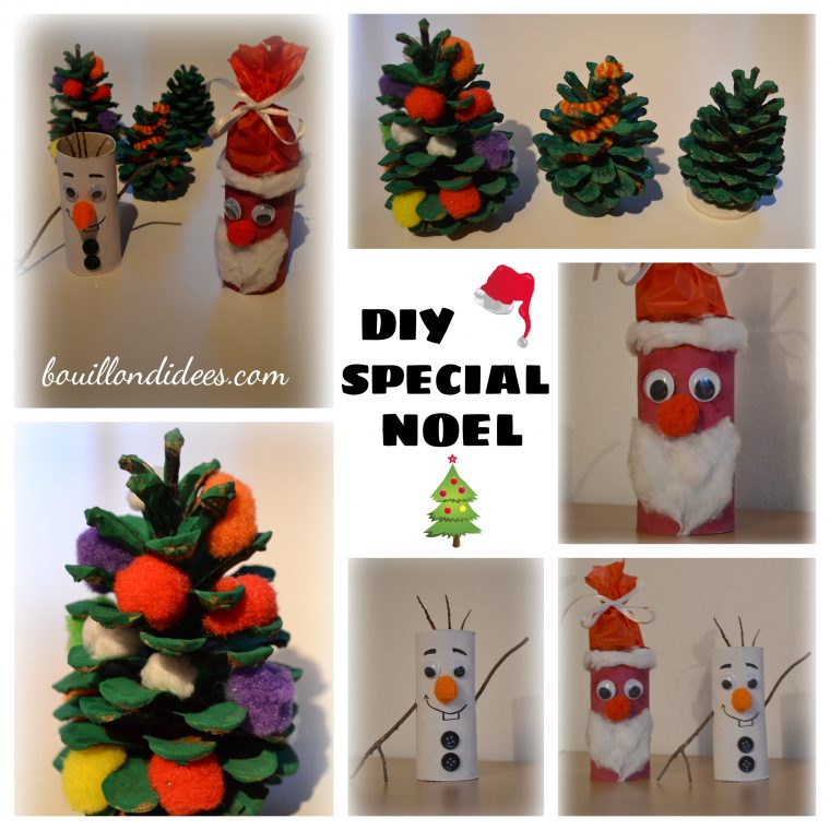 Diy Spécial Noël (Sapin, Père Noël & Olaf Le Bonhomme De Neige) avec Activité Manuelle Noel 3 Ans