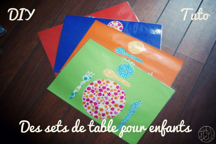 Diy Tutoriel : Des Sets De Table Montessori – Dans Ma Petite concernant Papier Plastifié Imprimable