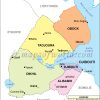 Djibouti Carte à Carte Du Monde Et Leur Capitale