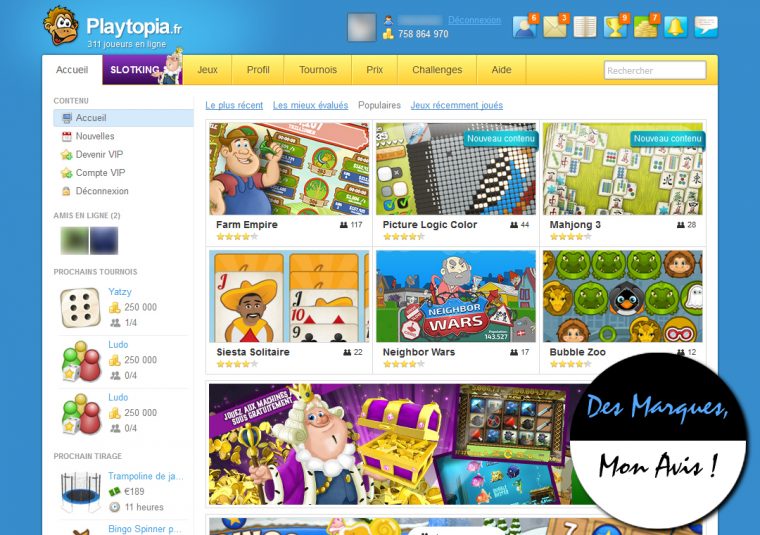 Dmma | Des Marques, Mon Avis: Playtopia : Jeux En Ligne avec Site De Jeux Gratuit En Ligne