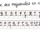 Doc] Alphabet Majuscule Cursive intérieur Écriture Des Lettres Majuscules