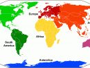 Dünya 7 Kıta Haritası à Carte Du Monde Avec Continent