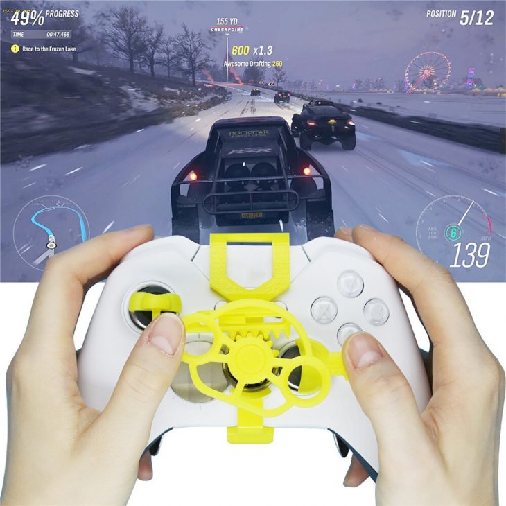 €8.09 24% De Réduction|Nouveau Mini Volant Pour Xbox One/one S Contrôleur  De Jeu Voiture Course Remplacement Contrôleur De Volant Accessoires concernant Jeux De Voiture Au Volant