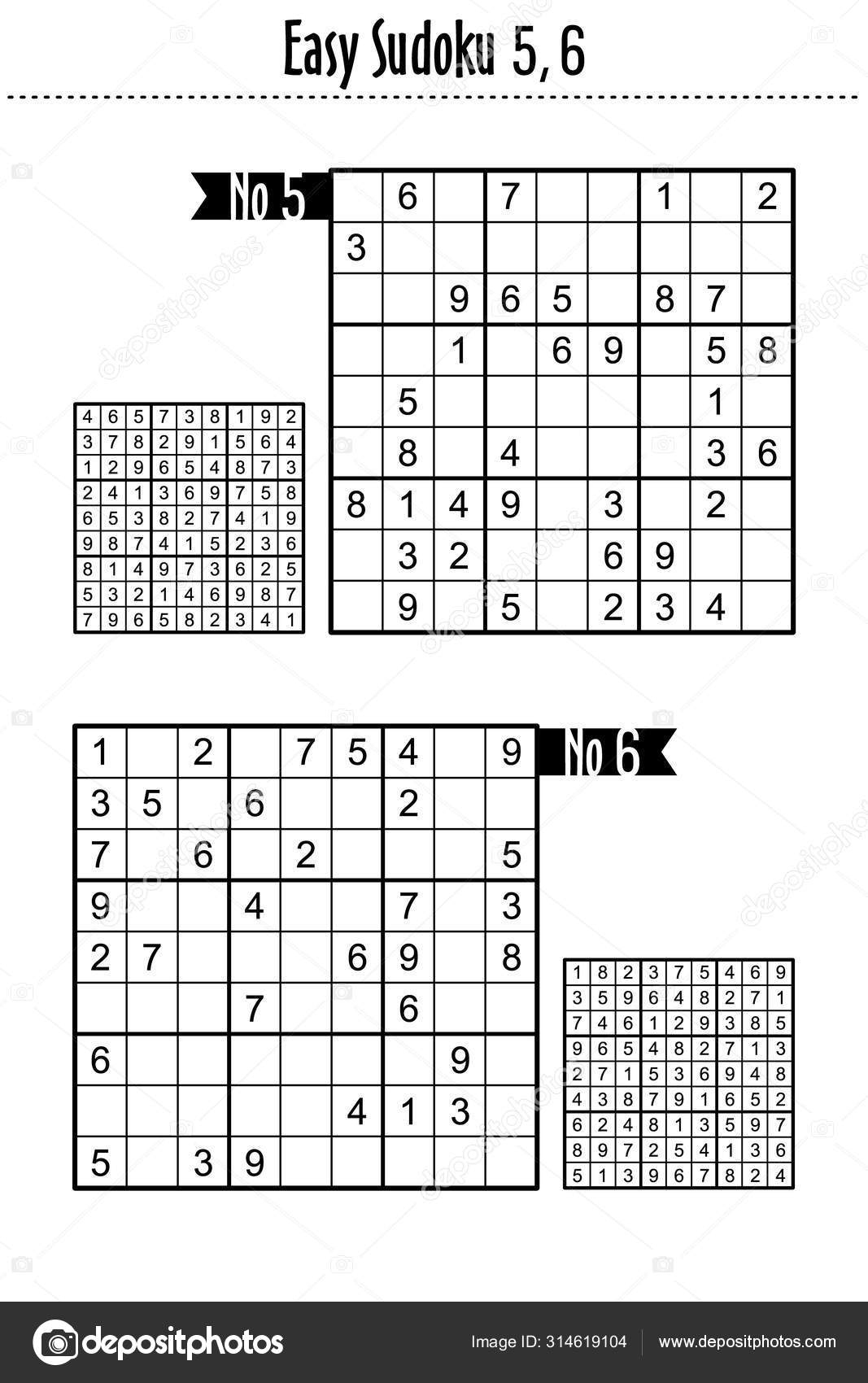 Easy Sudoku Puzzles Suitable Kids Beginners Just Relax intérieur Sudoku Facile Avec Solution 
