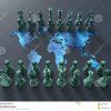 Échiquier De Carte Du Monde De Digital Avec Le Jeu D'échecs dedans Jeux De Carte Geographique Du Monde