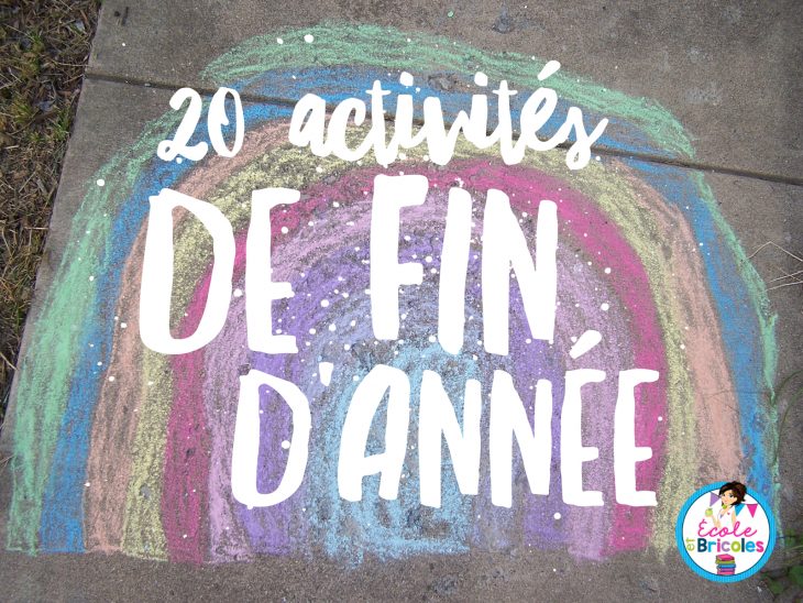 École Et Bricoles: 20 Activités De Fin D'année Avec Vos Élèves dedans Activité Manuelle Pour Cp