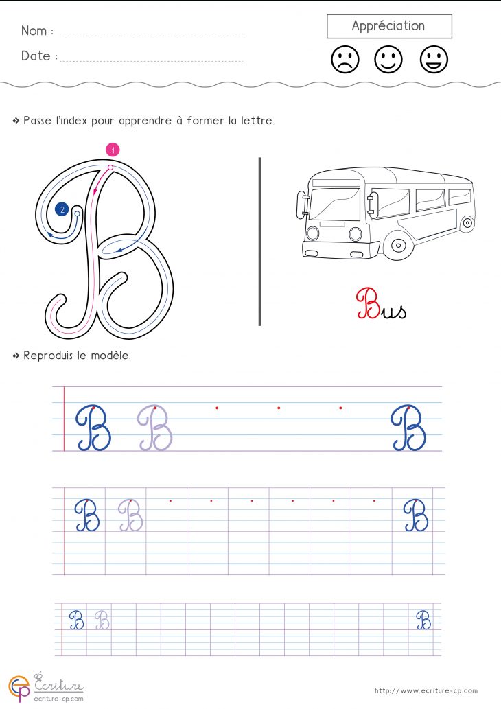 Écrire L'alphabet Majuscule Cursive Cp Ce1 | Fiche D concernant Feuille Écriture Cp À Imprimer