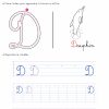 Écrire L'alphabet Majuscule Cursive Cp Ce1 | Fiche D tout Écrire Les Majuscules