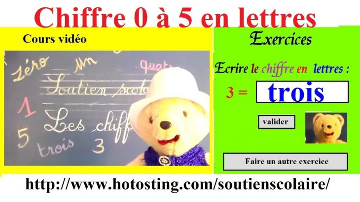 Ecrire Les Chiffres En Lettres : Activités Exercices Maternelle Maths intérieur Apprendre Les Chiffres En Lettres Cp