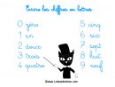 Ecrire Les Chiffres En Lettres - Jeux Pour Enfants Sur tout Jeux Pour Apprendre Les Chiffres En Francais