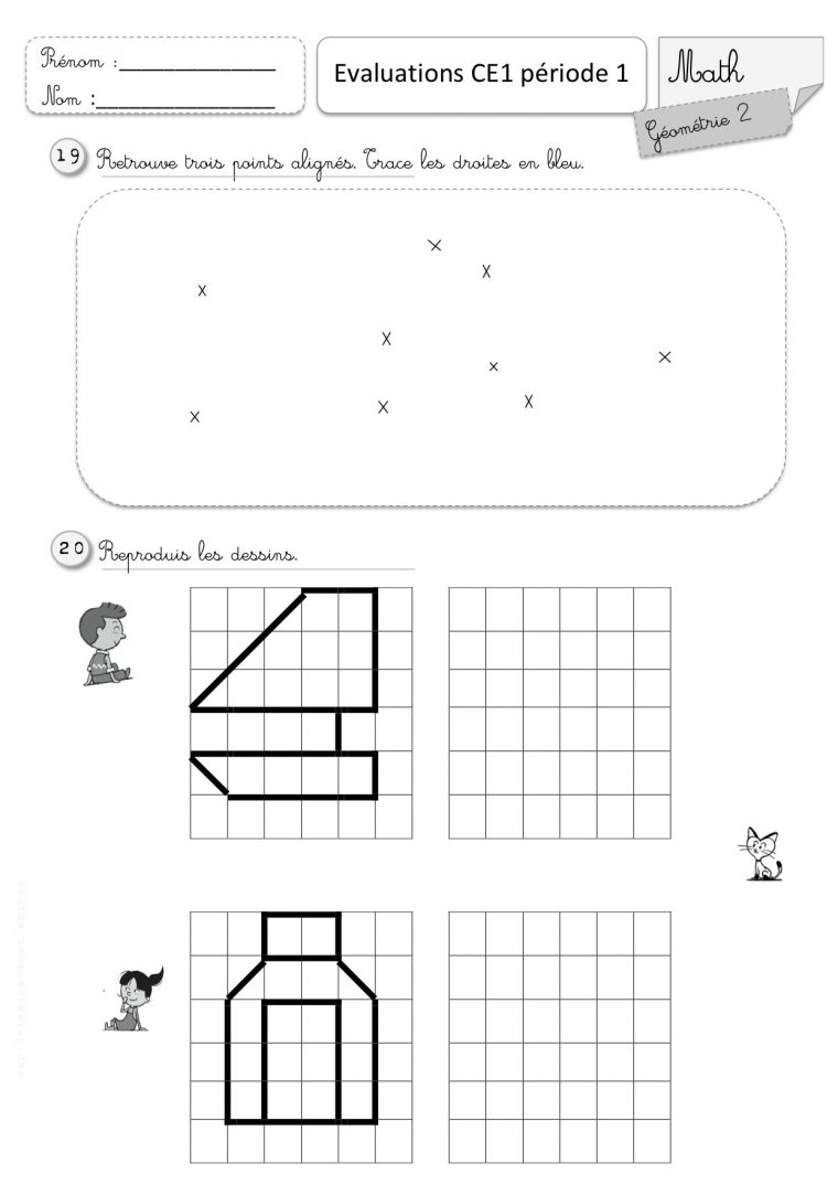 Eecbxm9O2Igmvjq4Sg1Fvhwgbly (1241×1754) | Ce1, Géométrie Ce1 intérieur Exercice Reproduction Sur Quadrillage Ce1