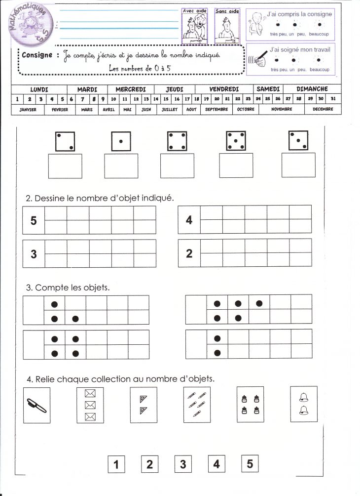 En Tête Fiche De Travail – La Classe De Luccia ! dedans Fiche Maternelle Grande Section