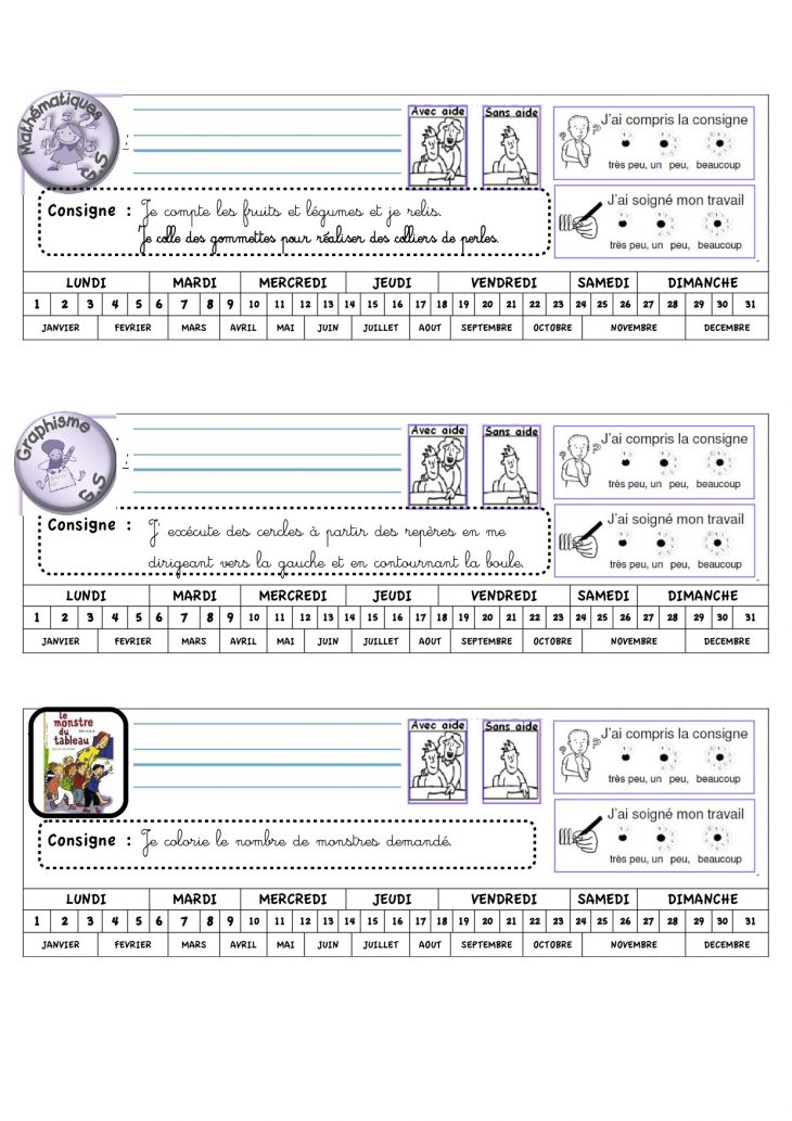 En Tête Fiche De Travail – La Classe De Luccia ! encequiconcerne Fiche Maternelle Grande Section