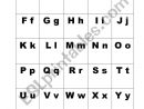 English Worksheets: English Alphabet Pronunciation serapportantà Exercice Sur L Alphabet