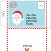 Enveloppe De Noël À Imprimer Pour Le Canada encequiconcerne Papier À Lettre Père Noel À Imprimer Gratuitement